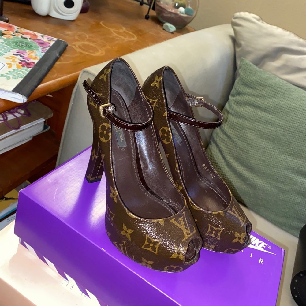 Louis Vuitton monogram heels
